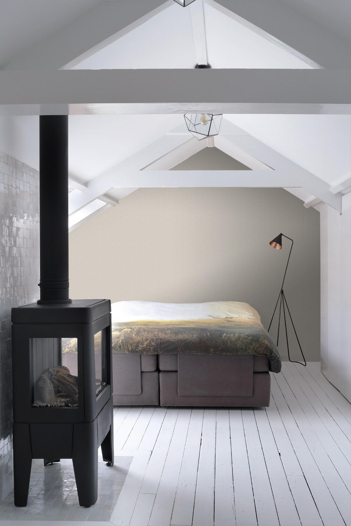 TAPETE Stickmuster 53 cm x 10.05 m - Beige, Papier (53/1000cm) - ESTAhome