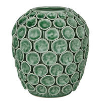 VASE Enchanted Forest Erdbeere - Türkis, Stein (18cm) - Butlers