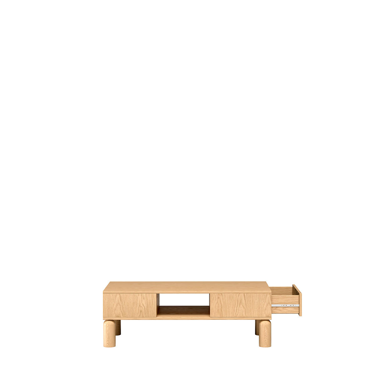 COUCHTISCH Sanden SN-7 Eichefarben - Eichefarben, Holzwerkstoff (50/110/368cm)