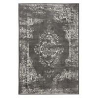 VINTAGE-TEPPICH Sia 240/340 cm - Grau, Kunststoff (240/340cm) - benuta