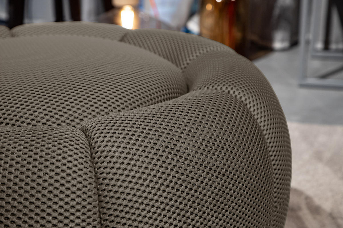 SESSEL UND POUF FIGO UND FAGO, taupe - Taupe, Holzwerkstoff/Textil (104/83/104cm) - Courtois Laville