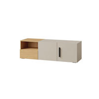 TV-LOWBOARD LIMA 09 135/42/40 cm in Kaschmir/Eiche - Kaschmir/Eichefarben, Holzwerkstoff (135/42/40cm) - Deine Möbel 24