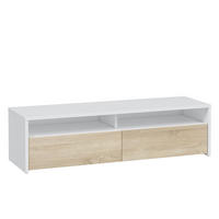 TV-ELEMENT Silva 2 Türen weiß - Weiß, Holzwerkstoff (130/35/40cm) - VS Venta-stock