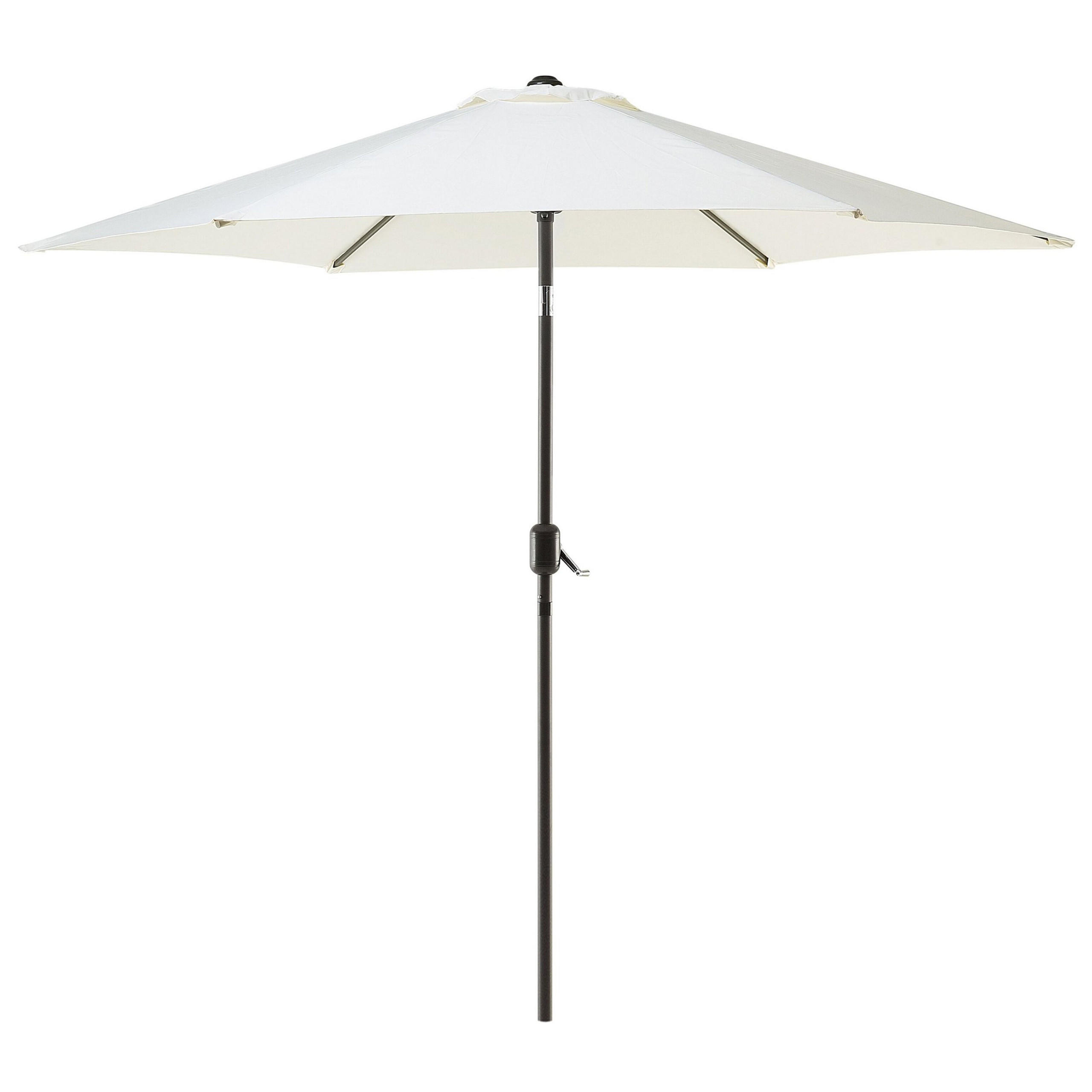 SONNENSCHIRM 270 cm helles beige Varese - Beige/Grau, Textil (270/270cm) - Beliani