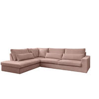 ECKSOFA Thora - Rosa, Holzwerkstoff/Textil (315/245cm) - Fun Möbel