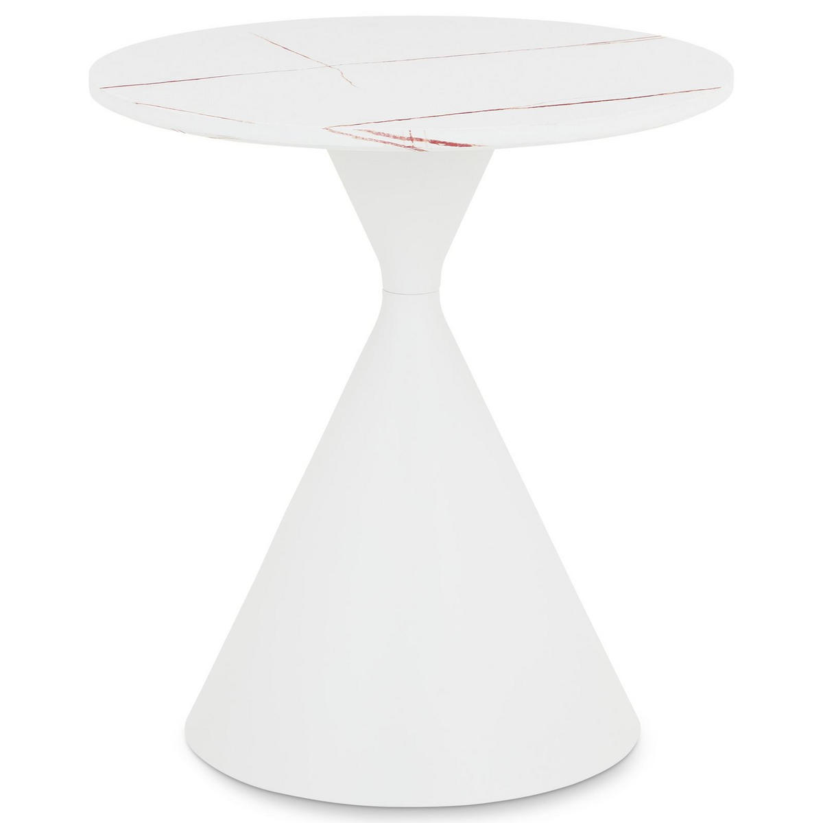 COUCHTISCH ISOMA weiß - Weiß, Holzwerkstoff (50/50/55cm) - IDIMEX