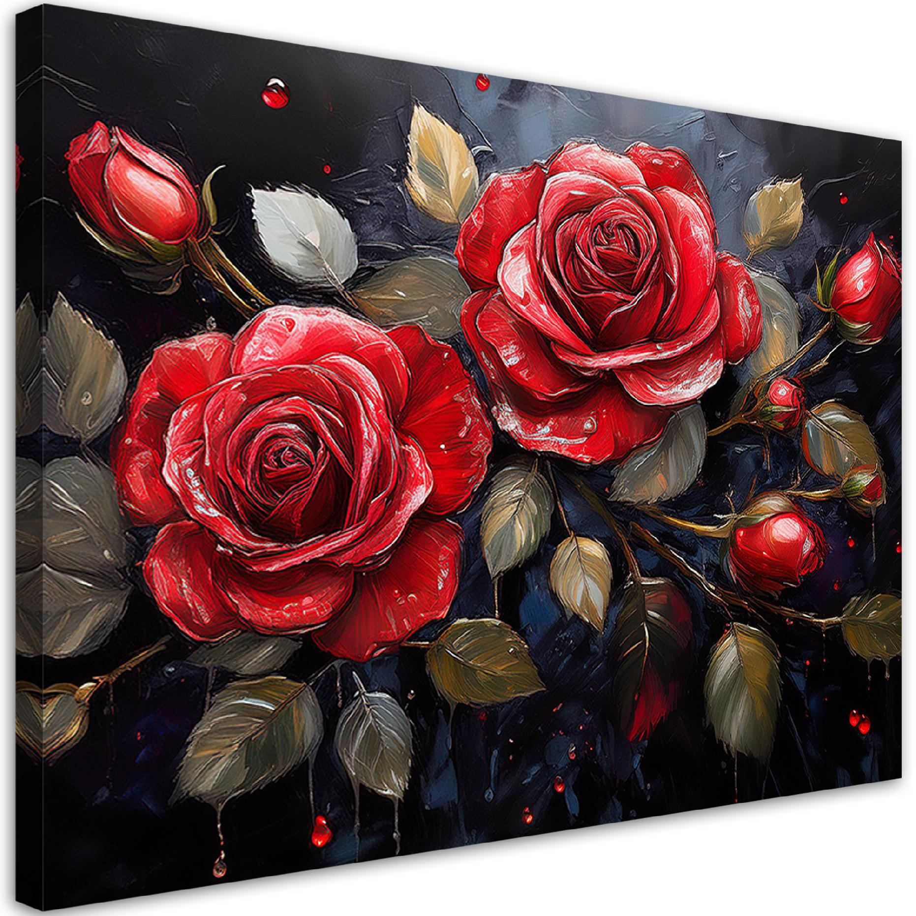 Feeby Wandbild Rot 60x40 cm