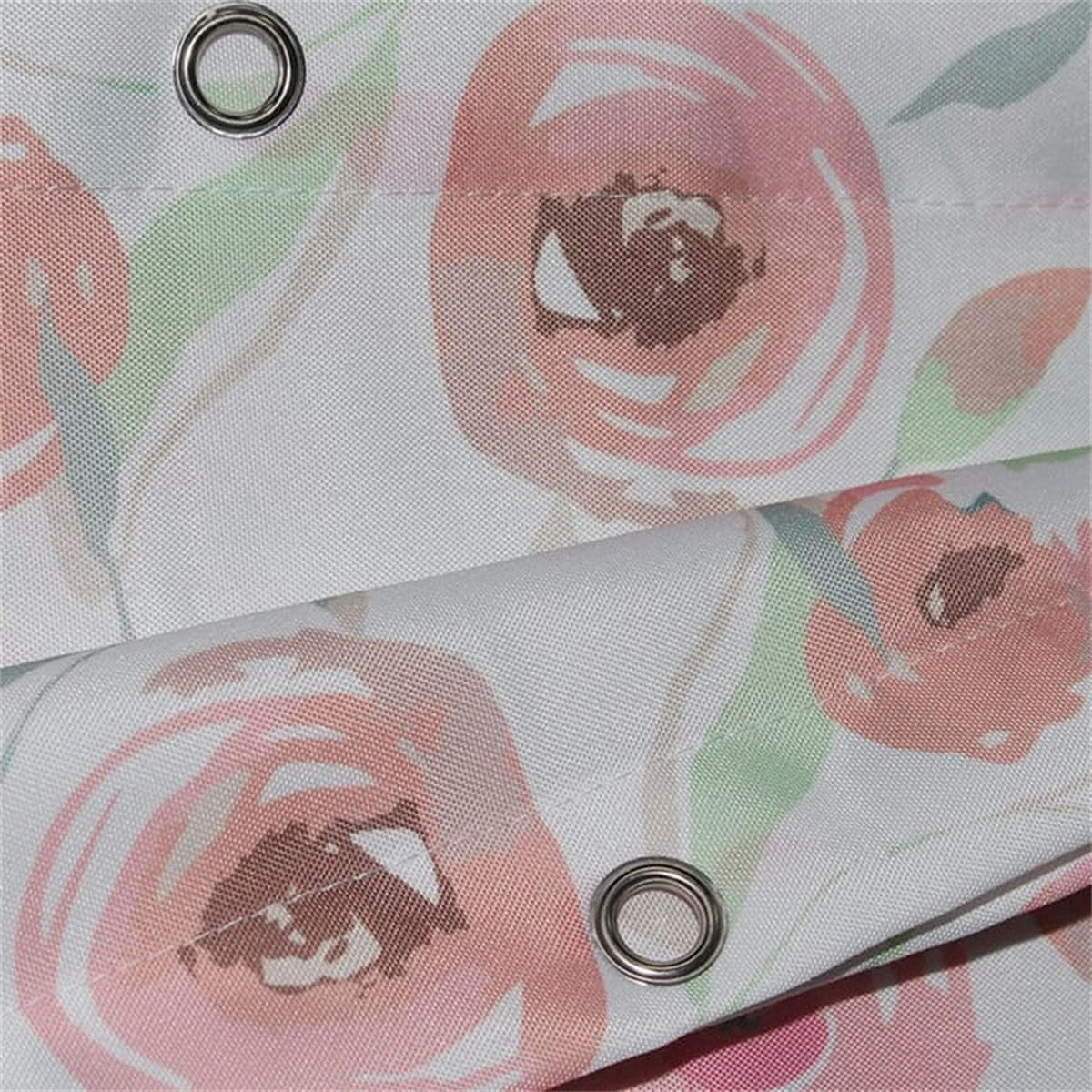 DUSCHVORHANG Schnell Trocknend 100/200 cm Polyester Wasserabweisend mit 6 Haken - Multicolor, Kunststoff (100/200cm) - MCBOSON