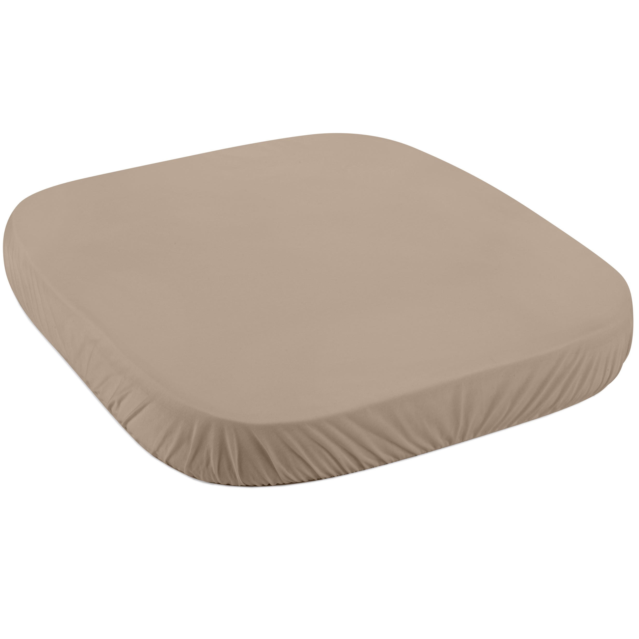 CEARȘAF cu elastic pentru bebe 7in1 - taupe, material textil (73/73cm) - waldin