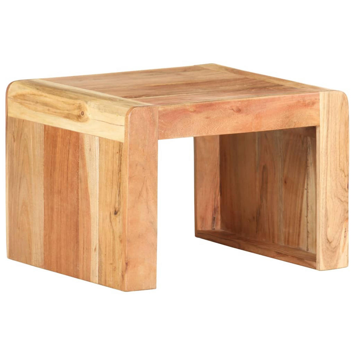 BEISTELLTISCH 43/40/30 Cm Akazie Massivholz - Braun, Holz (43/40/30cm) - vidaXL