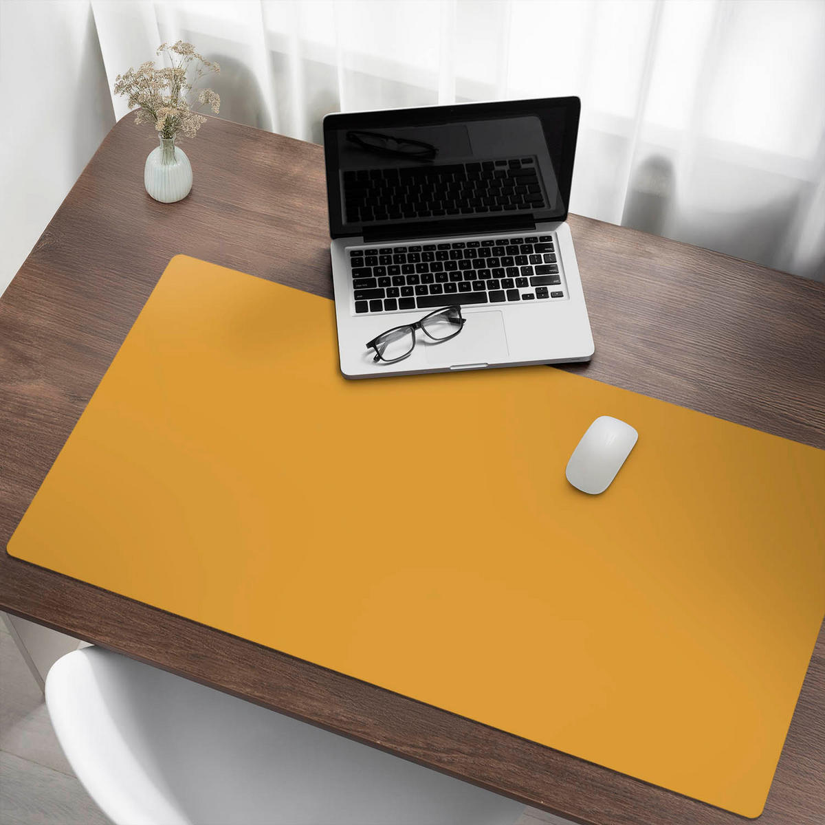 SCHREIBTISCHUNTERLAGE 120x60 cm Orange - Orange, Kunststoff (1.6/120/60cm) - Wallfluent