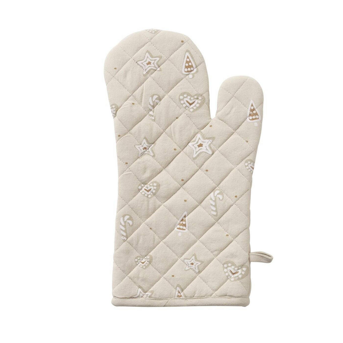 KÜCHENHANDSCHUH Bakery - Beige, Naturmaterialien (20/33cm) - Boltze Home