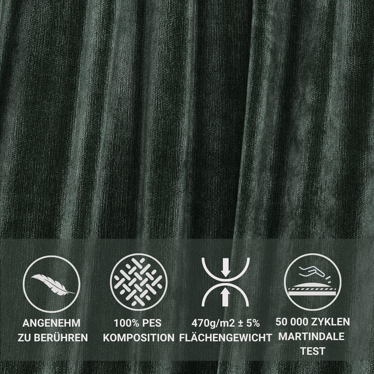 ZIERKISSSEN Belluna Grün 34x40 cm - Grün, Textil (40/34cm) - Maison de Reve