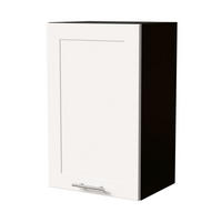 HÄNGESCHRANK Oslo W2/45 Schwarz / Weiß Matt 45 / 32,5 / 72cm - Schwarz/Weiß, Holz/Holzwerkstoff (45/72/32.5cm) - Feldmann-Wohnen