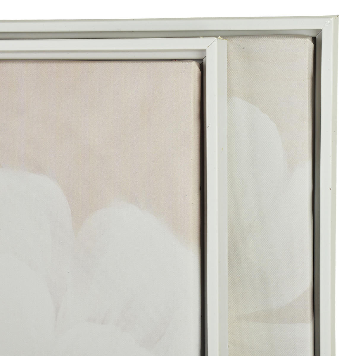 BILD Inga 2er Set 50/3/70 cm Kunstoff - Weiß, Kunststoff (50/70cm) - Mondex