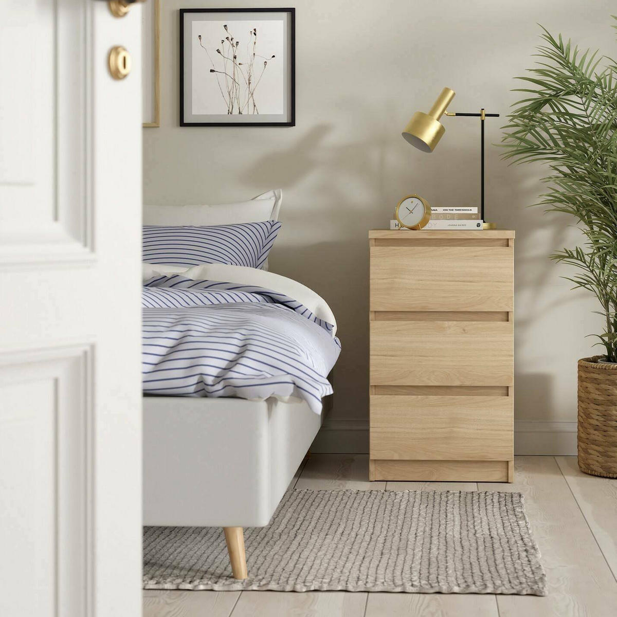 KOMMODE Eiche 40.4/50/70.1 cm - Braun, Holzwerkstoff (40/70/50cm) - DMORA