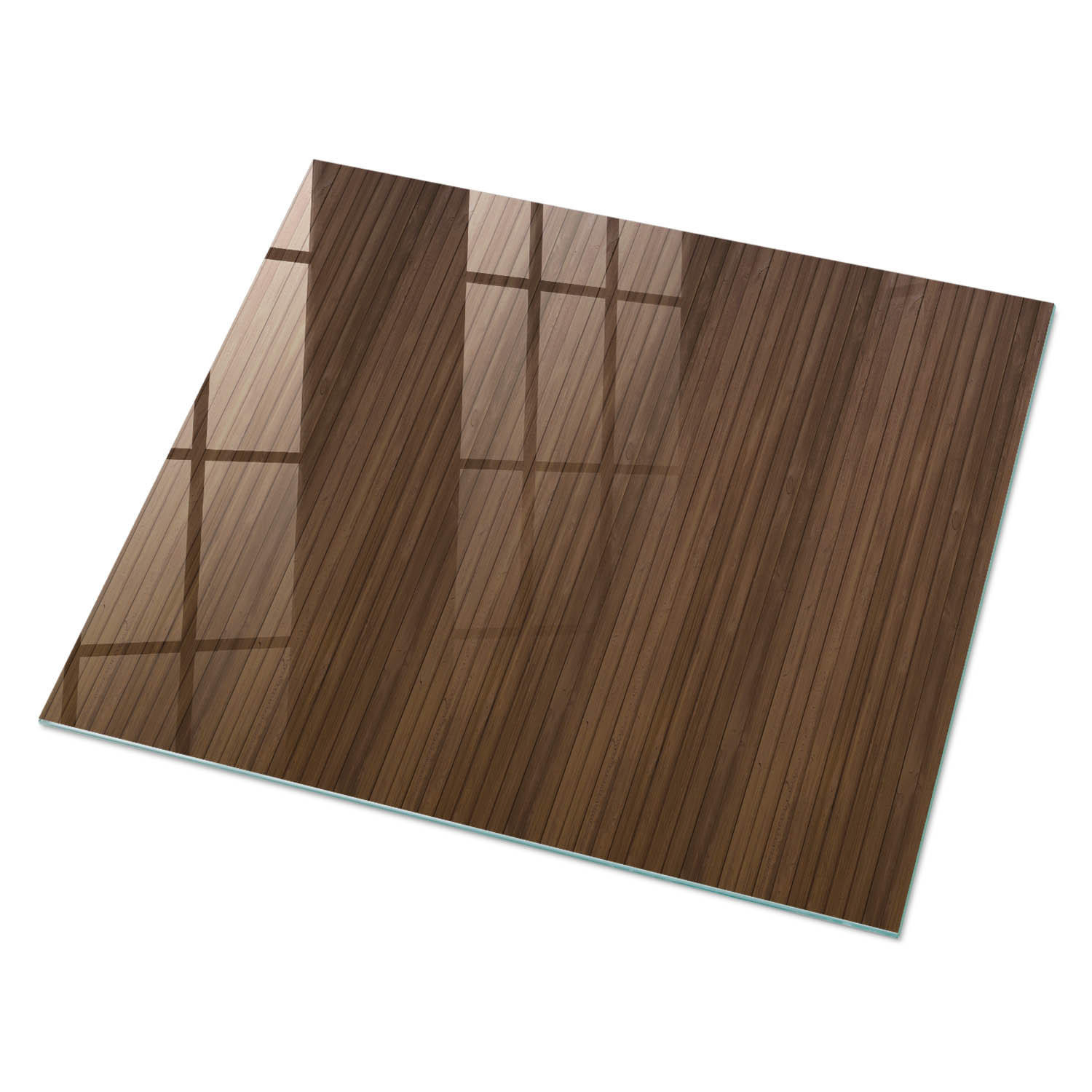 GLASPLATTE 80x60 cm – Holzstruktur - Grau, Glas (0.4/80/60cm) - ArtPrintCave