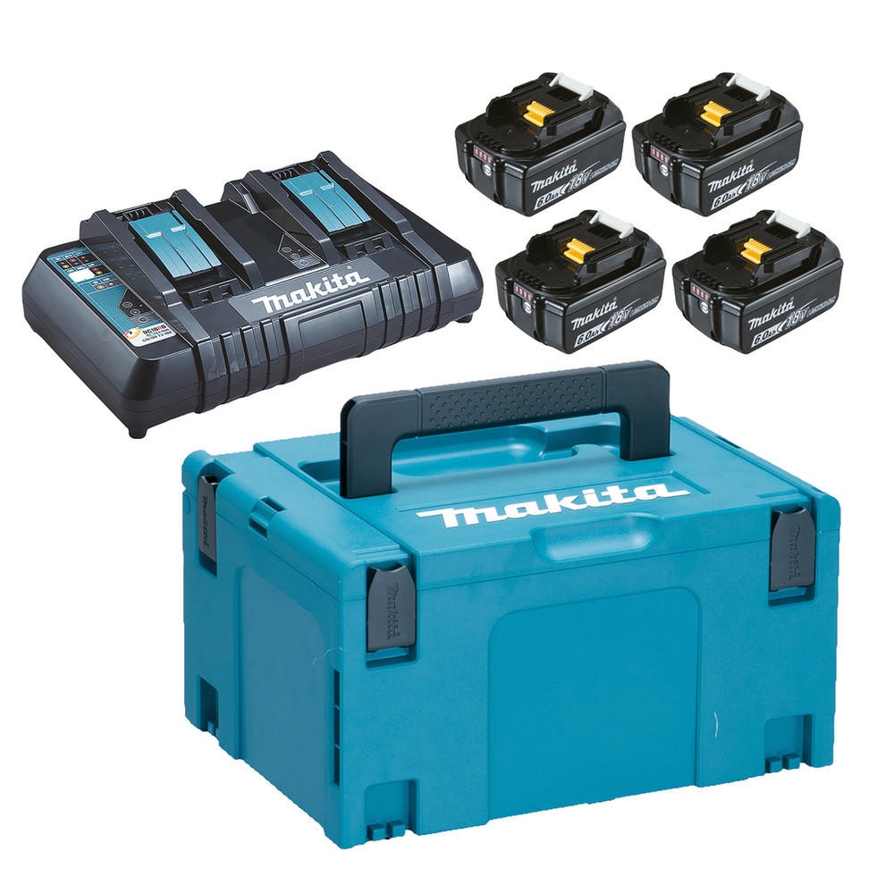 AKKU Power Source Kit 4 x 6,0 Ah LXT 18 V - Multicolor, Kunststoff (29.5/40cm) - Makita