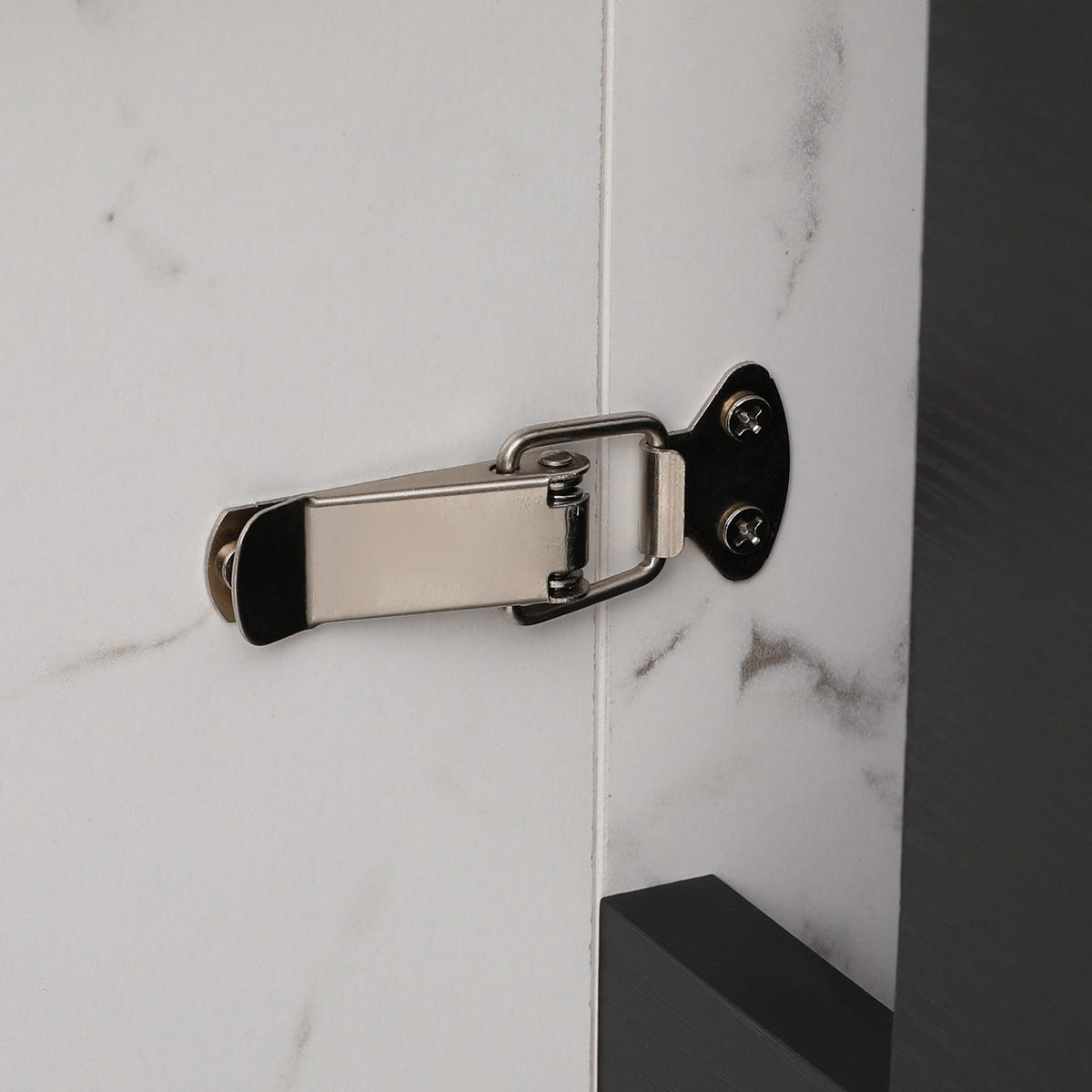 KÜCHENINSEL aus MDF 80x71-151x92 cm Schwarz mit Steckdosenleiste - Schwarz, Holzwerkstoff (151/92/80cm) - Modfu