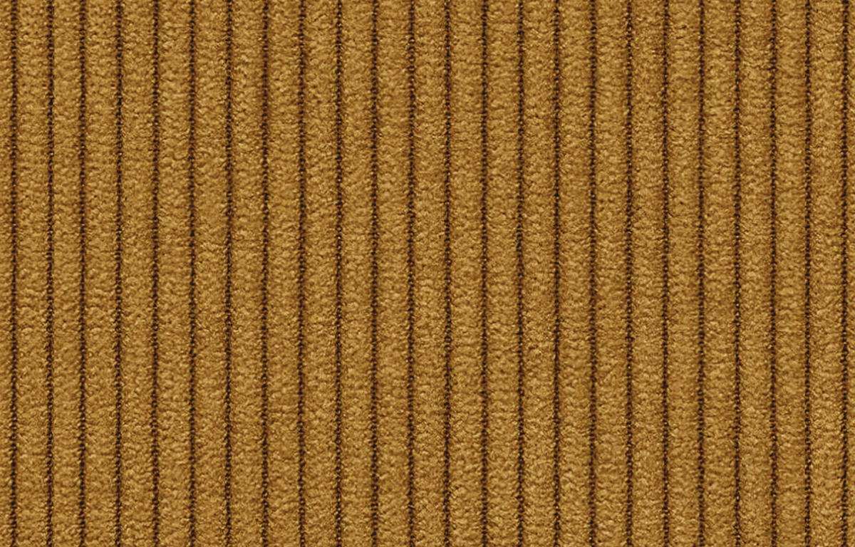 SOFA VILT 3-Sitzer, honig - Schwarz/Honig, Holzwerkstoff/Kunststoff (202/89/94cm) - Courtois Laville