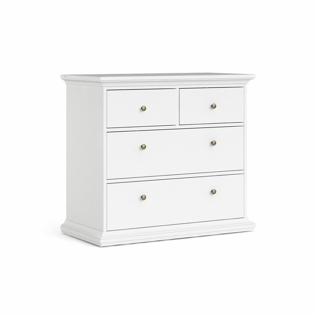 KOMMODE Weiß - Weiß, Holzwerkstoff (96/86/48cm) - ebuy24