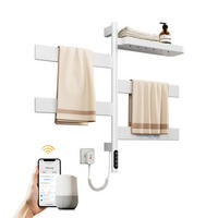 HEIZKÖRPER Handtuchheizkörper Intelligentes Heizsystem mit Ablage Weiß 76/45 cm - Weiß, Metall (45/76/14cm) - EMKE