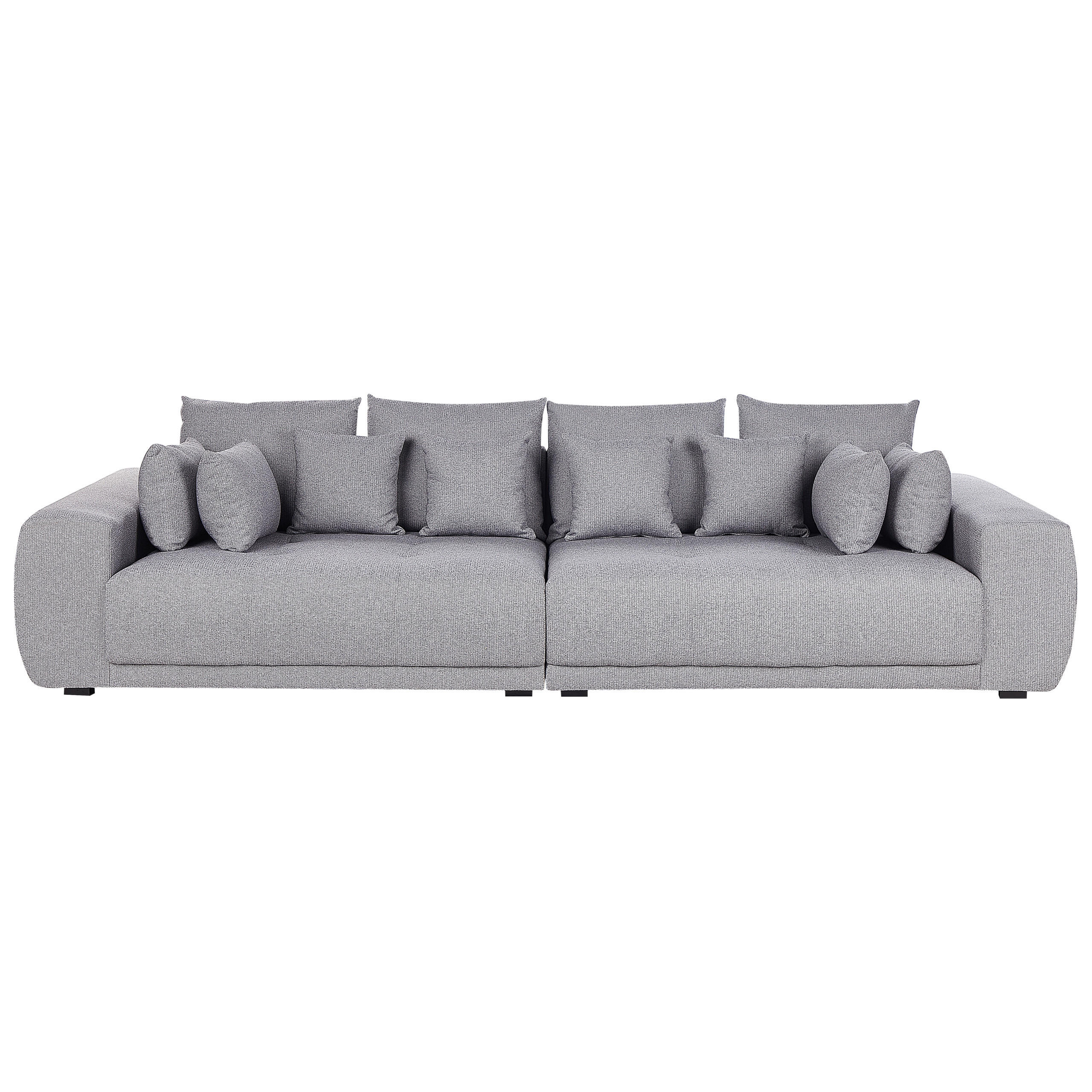4-SITZER-SOFA Polsterbezug Grau Torpo - Grau, Textil (308/84/136cm) - Beliani
