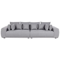 WOHNLANDSCHAFT Polsterbezug Grau Torpo - Grau, Textil (308/84/136cm) - Beliani