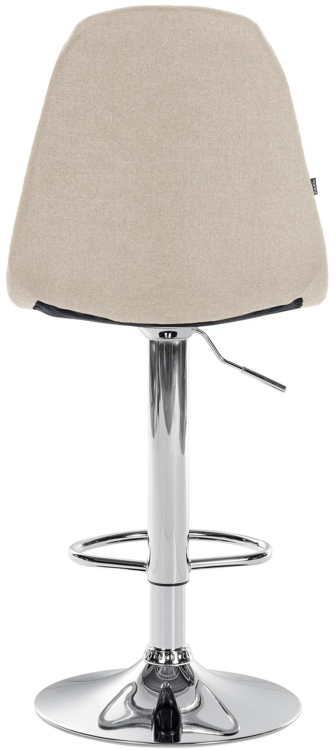 BARHOCKER Metall creme - Creme, Textil/Metall (47/99/56cm) - CLP