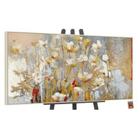 GEMÄLDE Frühlingsduft Schattenfugenrahmen Beige 160x80 cm - Beige, Holz (160/80cm) - YS-art gallery