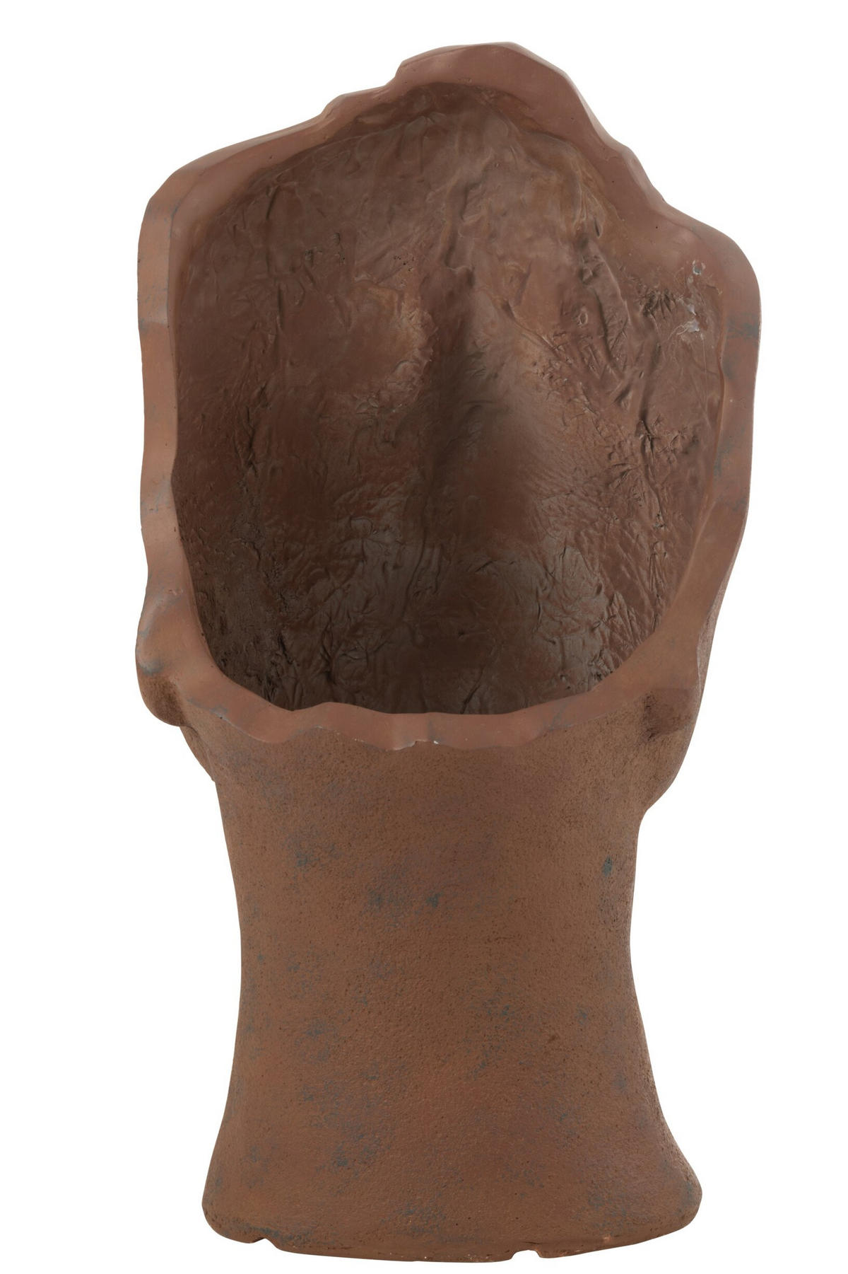 BLUMENTOPF DAVID - Töpferei - Orange - L - Ø 36 cm - Orange, Keramik (36/70cm) - J-Line