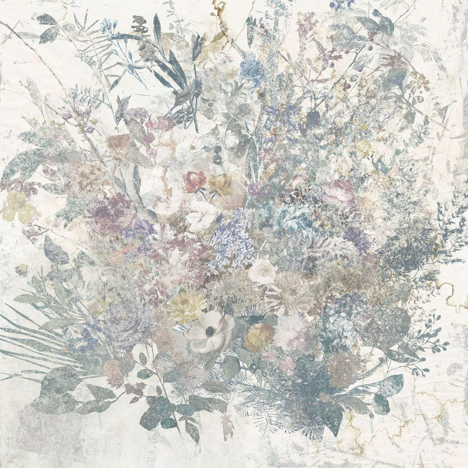 FOTOTAPETE Strauß 300 x 280 cm - Multicolor, Papier (300/280cm) - Sanders & Sanders
