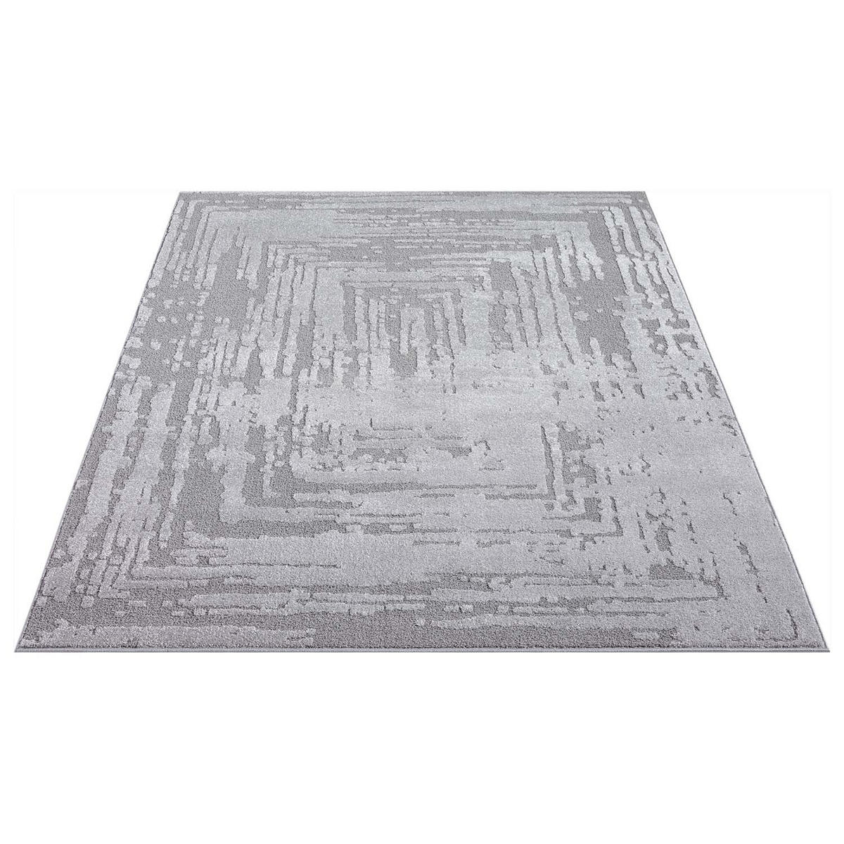 KURZFLOR-TEPPICH Flair 171 Grau 200x290 cm - Grau, Textil (200/290cm) - carpet city