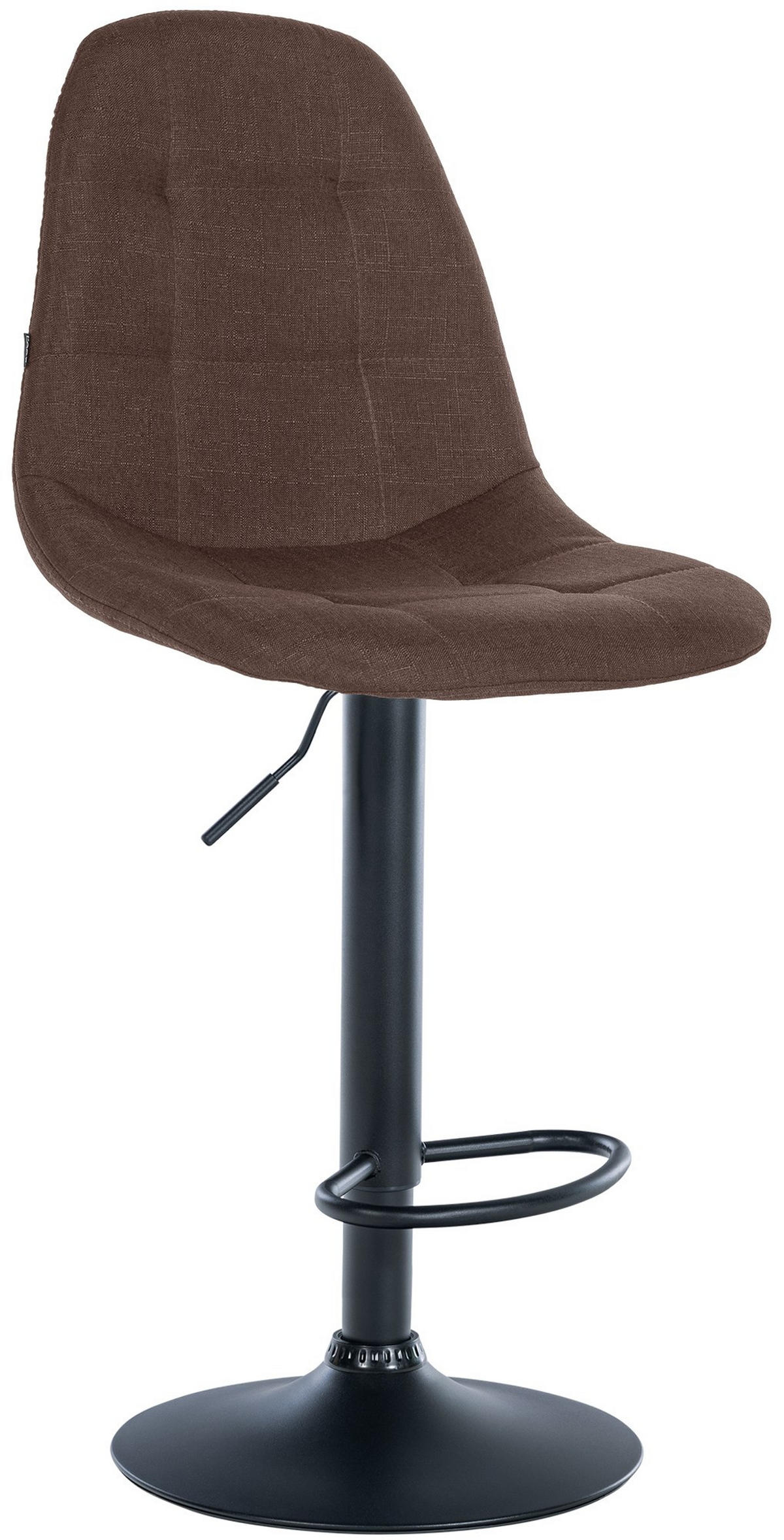 BARHOCKER Metall braun - Braun, Textil/Metall (47/99/56cm) - CLP