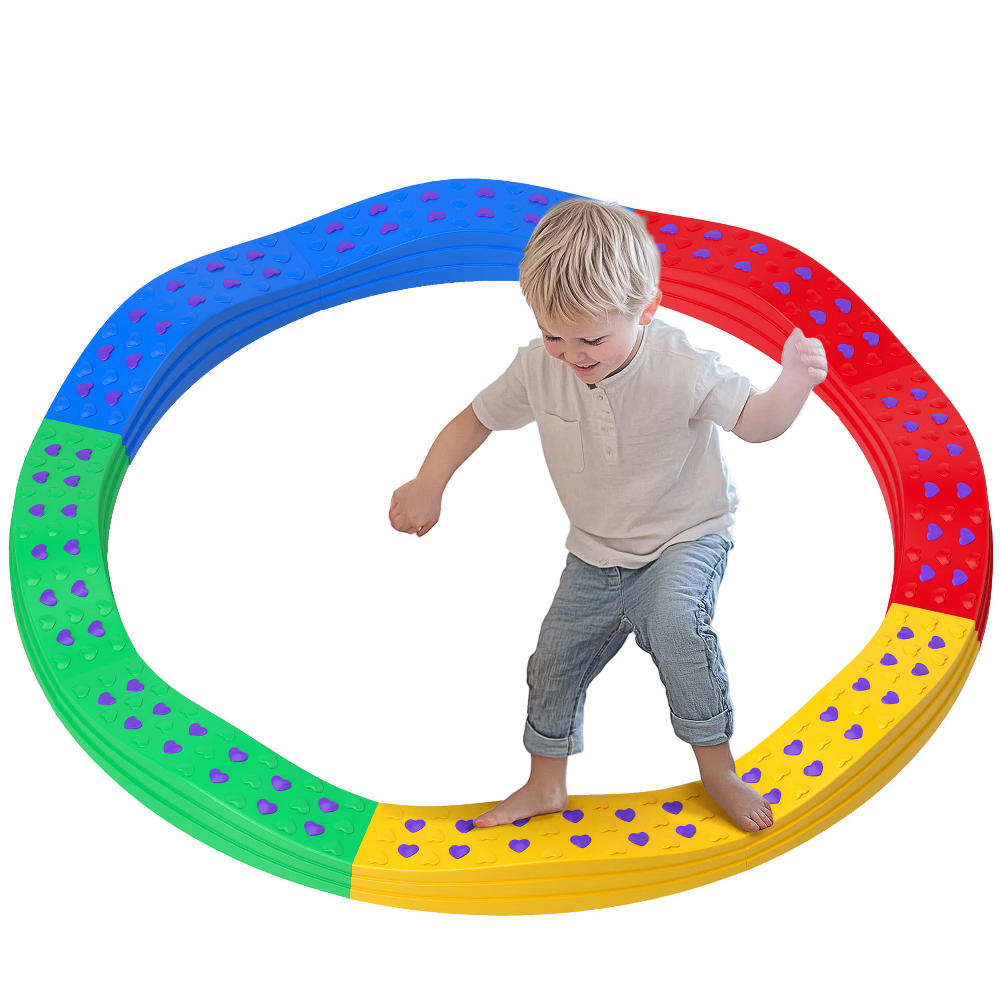 GLEICHGEWICHTSBALKEN DE-18650 Mehrfarbig - Multicolor, Kunststoff (125/125cm) - ComfortXL