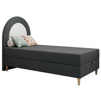BOXBETT NEST 90/180 Dunkelgrau Struktur - H3 - Dunkelgrau, Holz/Textil (90/180cm) - MKS