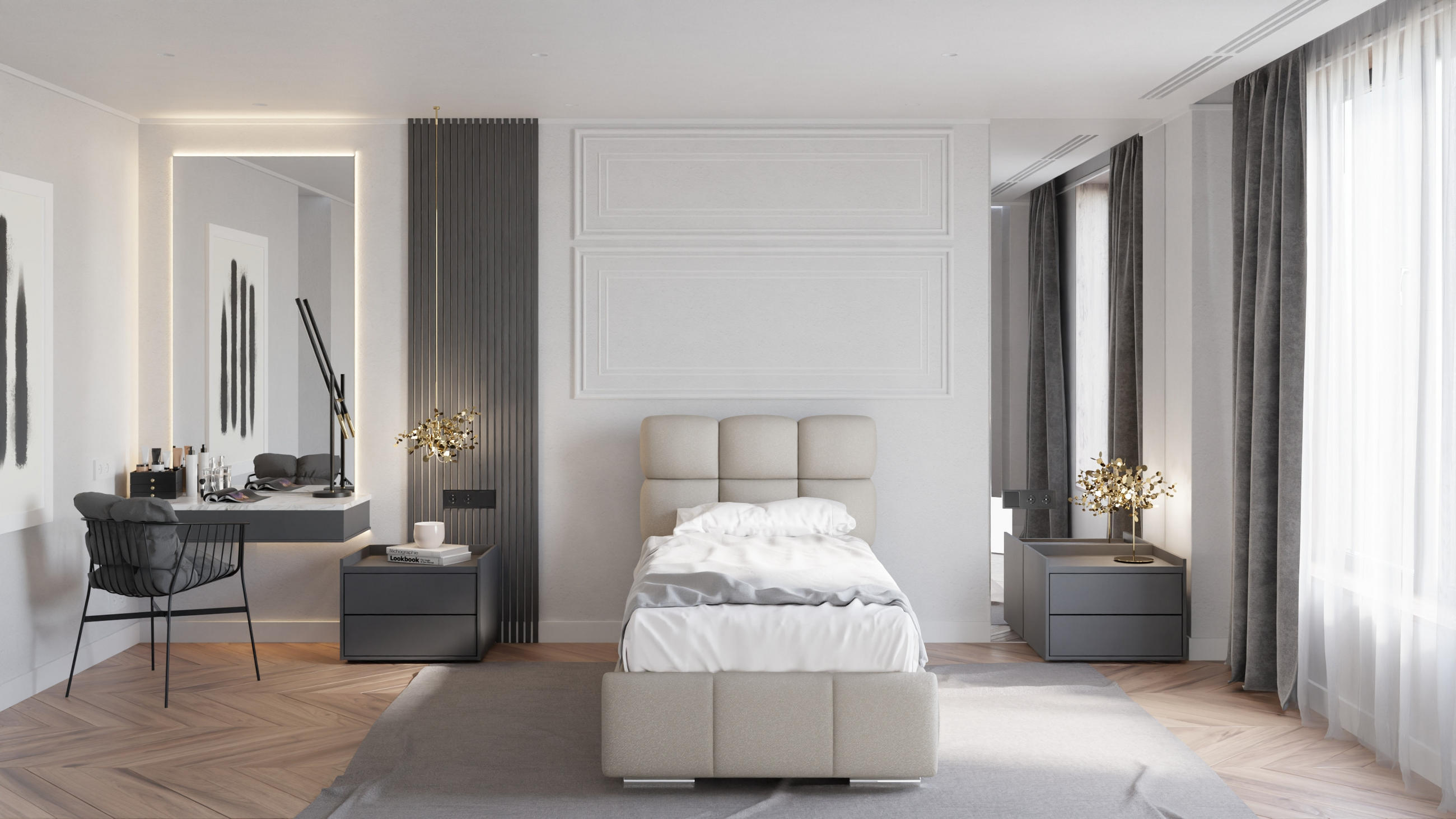 Thumbnail - Homesy Polsterbett, Braun, Holz, Mode, 90x200 cm, Oeko-Tex® Standard 100, Schlafzimmer, Betten, Polsterbetten