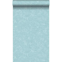 TAPETE Uni 53 cm x 10.05 m - Türkis, Papier (53/1000cm) - Origin Wallcoverings