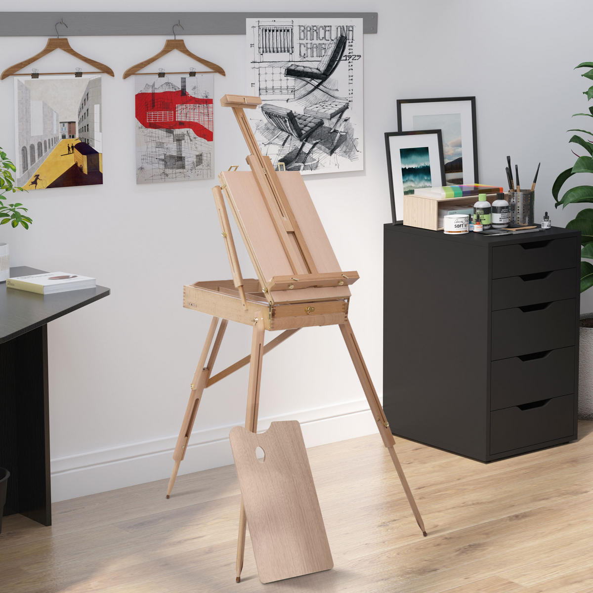 STAFFELEI DE-16655 Hellbuche - Braun, Holzwerkstoff (18/55/40cm) - ComfortXL