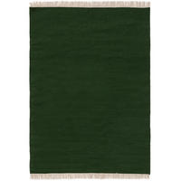 WOLLTEPPICH Liv Dunkelgrün 170x240 cm - Dunkelgrün, Textil (170/240cm) - benuta Pop