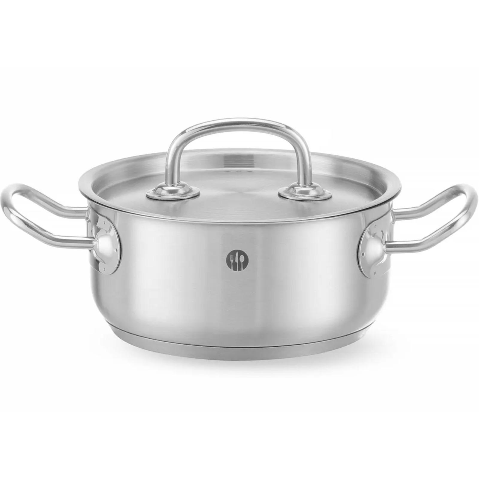 TOPF 3441657 - Silberfarben, Metall (25/30/25cm) - Hendi