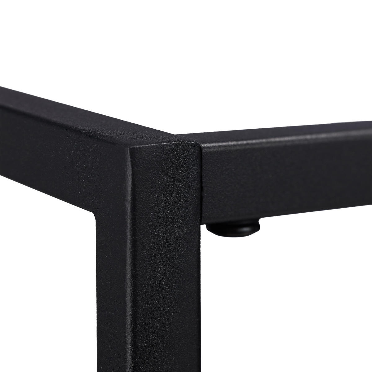 COUCHTISCH - Schwarz, Glas/Holzwerkstoff (50/90/42cm) - Relaxdays