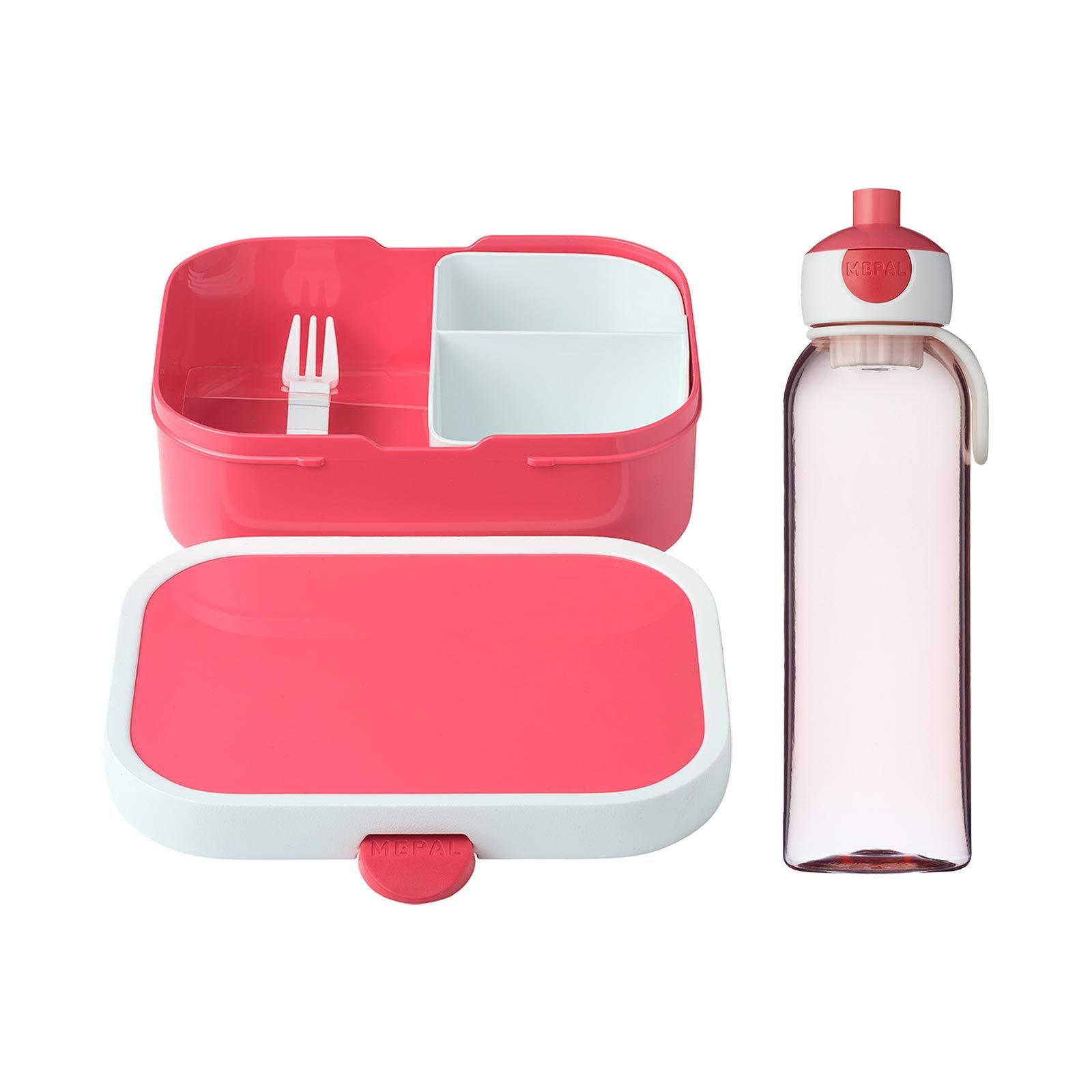 PAUSENSET Campus pink 2er Set - Pink, Kunststoff (1/1/1cm) - Mepal