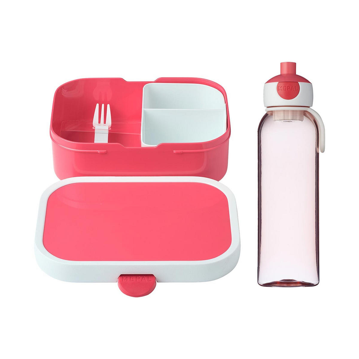 PAUSENSET Campus pink 2er Set - Pink, Kunststoff (1/1/1cm) - Mepal