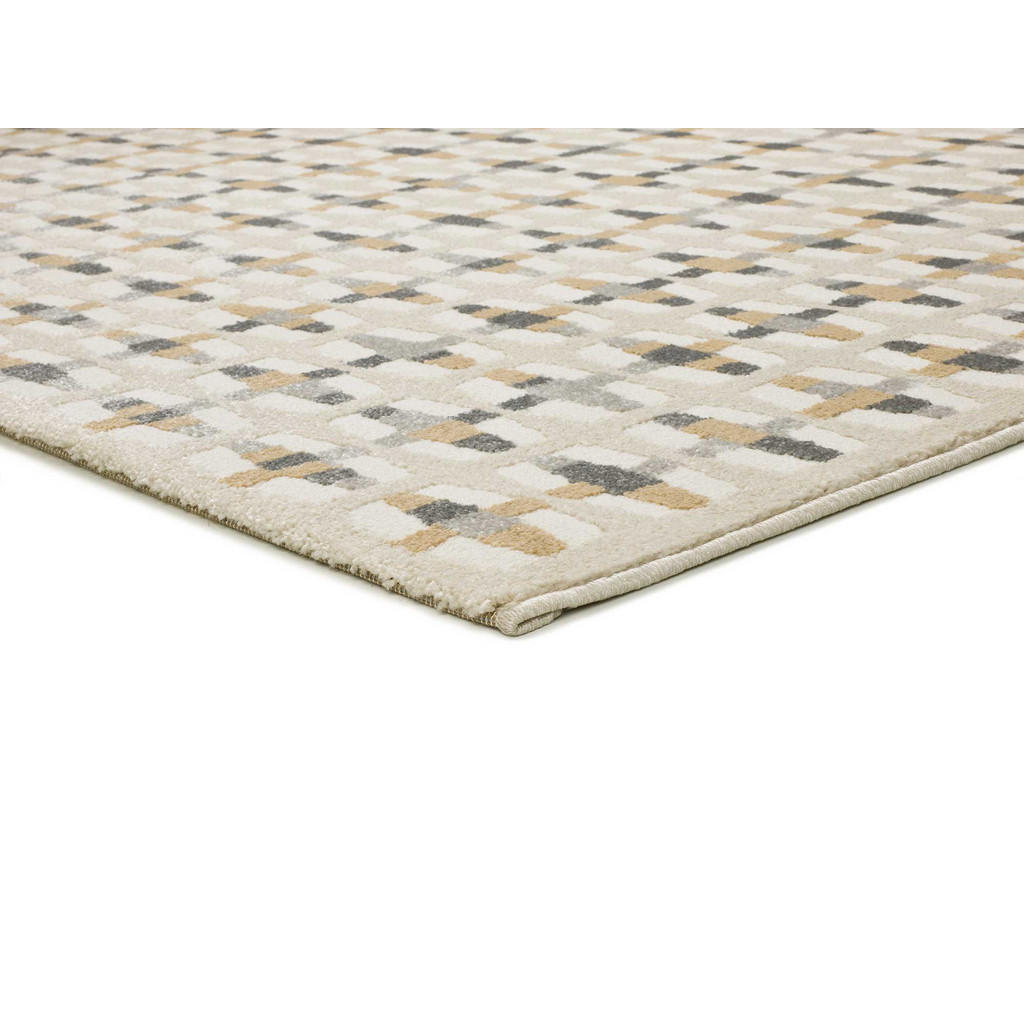 Thumbnail - Atticgo Webteppich, Beige, Textil, Grafikmuster, Rechteckig, 133x190 cm, Oeko-Tex® Standard 100, für Fußbodenheizung gee...