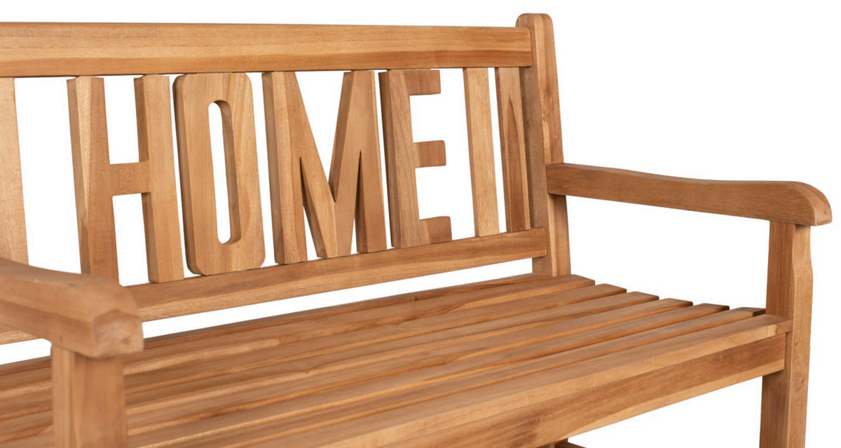 GARTENBANK Home - Naturfarben, Holz (120/94/60cm) - Mr. Deko