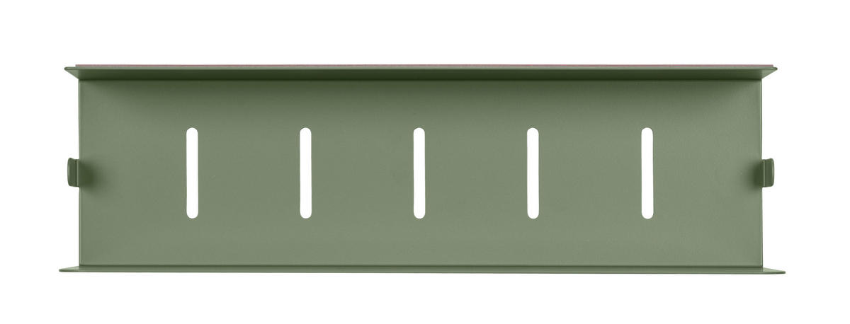 DUSCHREGAL Lizan 8,5/30,5/8 cm - Grün, Metall (30.5/8/8.5cm) - Wenko