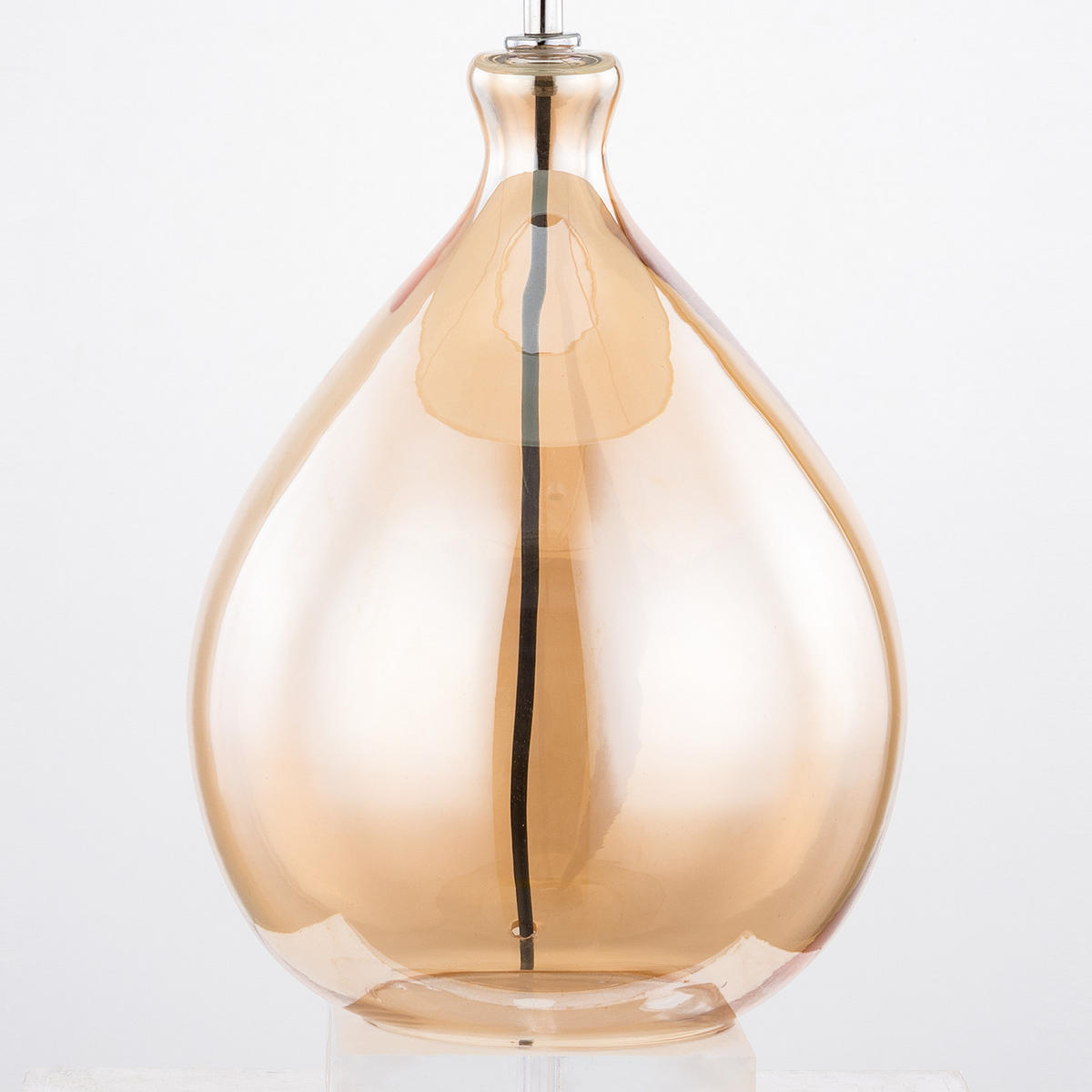 TISCHLEUCHTE - 1-flammig - Beige, Textil (30/30/53cm) - home24