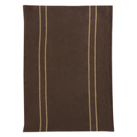 RECYCELTES GESCHIRRTUCH Lars kaffee 50 x 70 cm - Dunkelbraun, Textil (50/70cm) - Winkler
