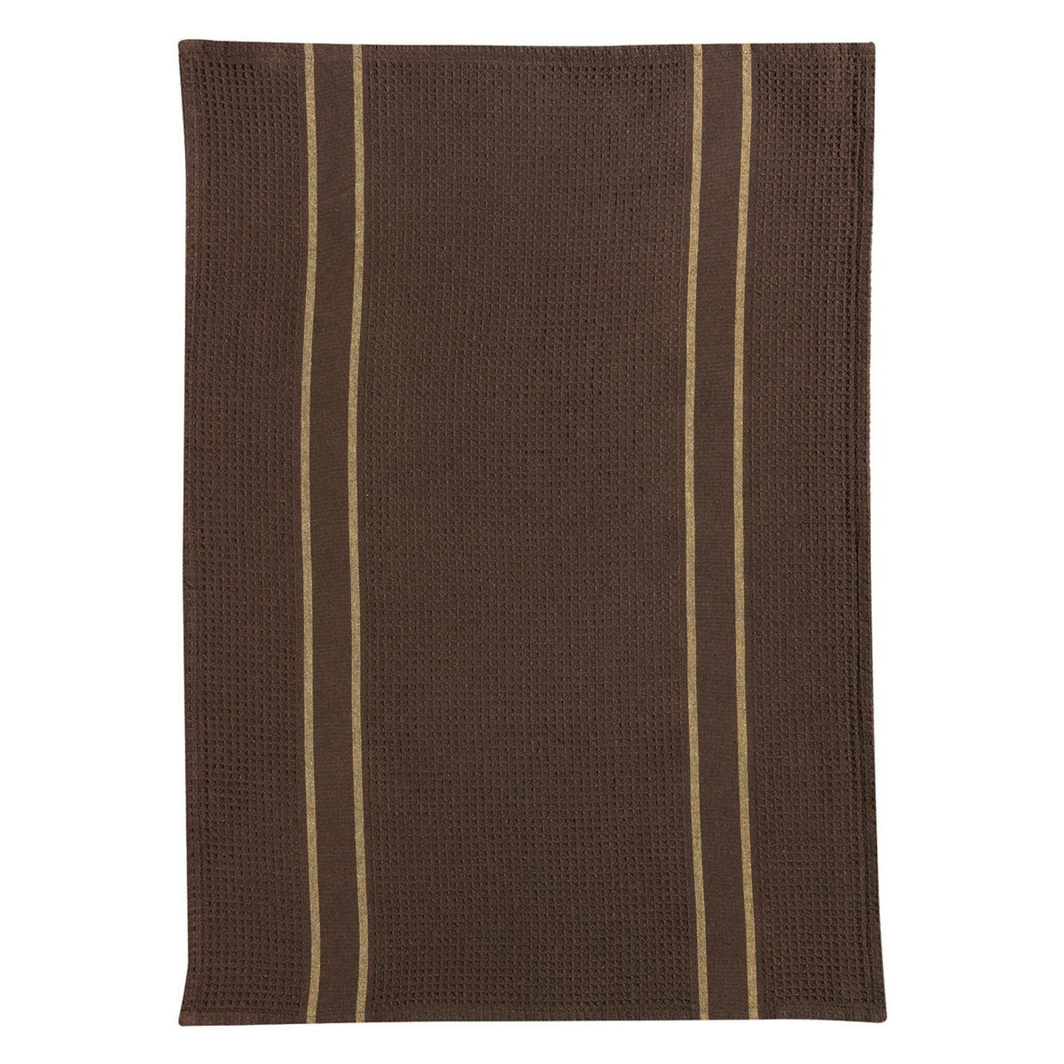 RECYCELTES GESCHIRRTUCH Lars kaffee 50 x 70 cm - Dunkelbraun, Textil (50/70cm) - Winkler